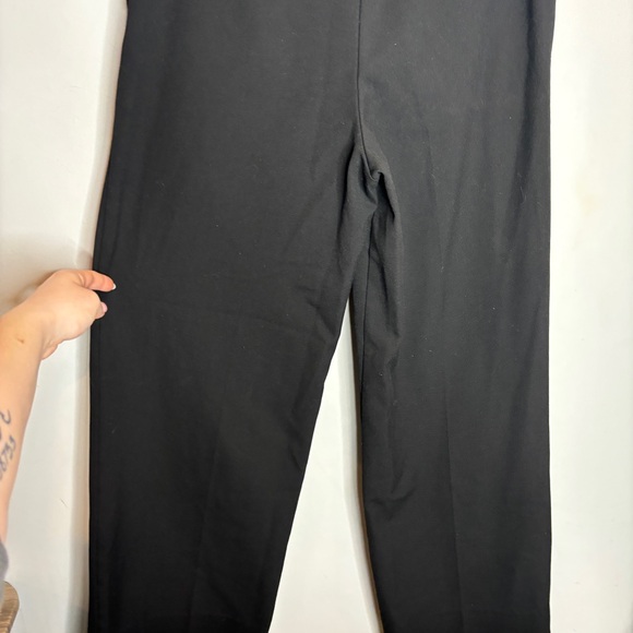 Zara Double Waist Wide Leg Pants Size XS Black - Picture 10 of 10